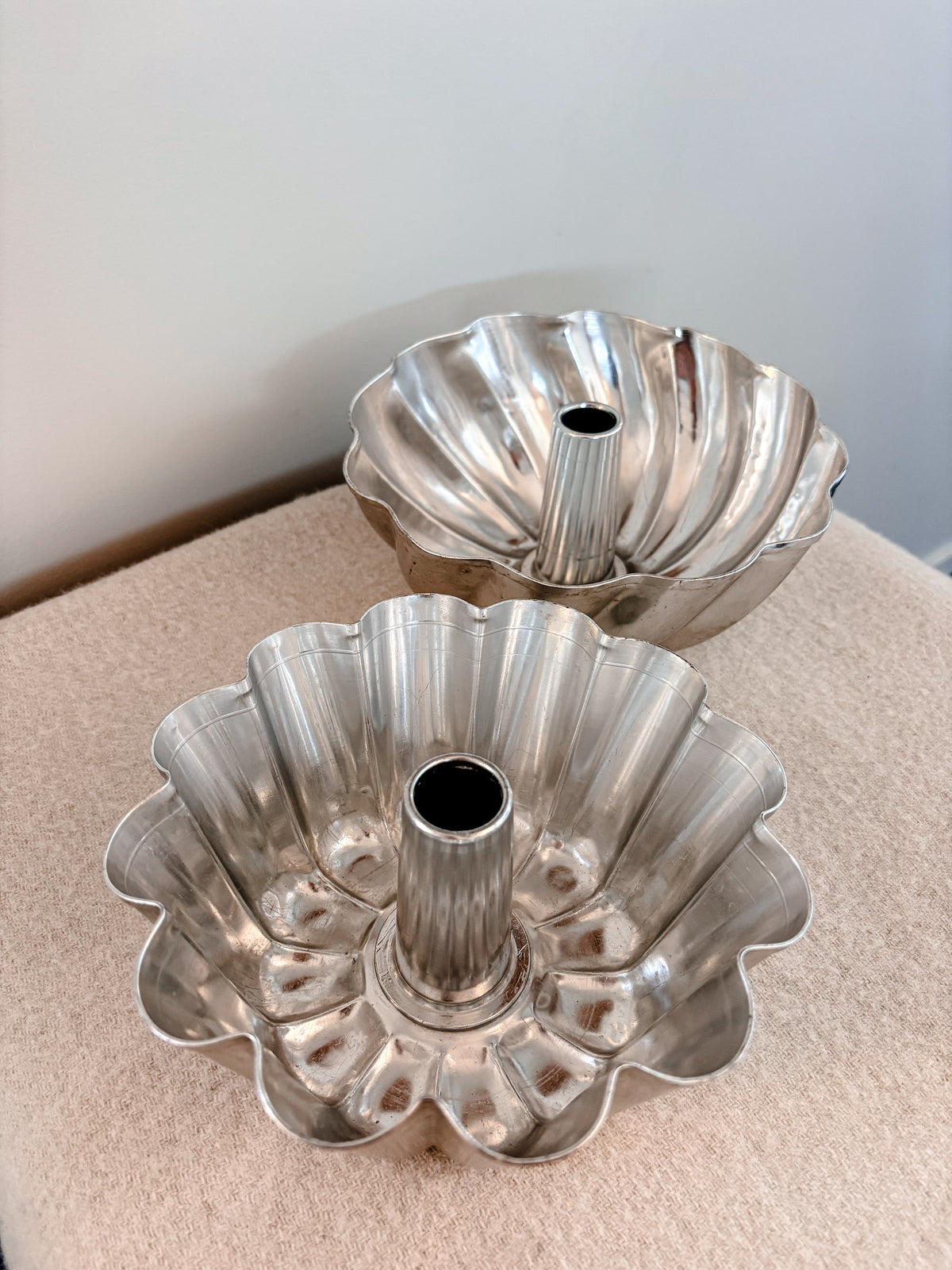 Pair of Vintage Cake Pan and/or Jelly Mould