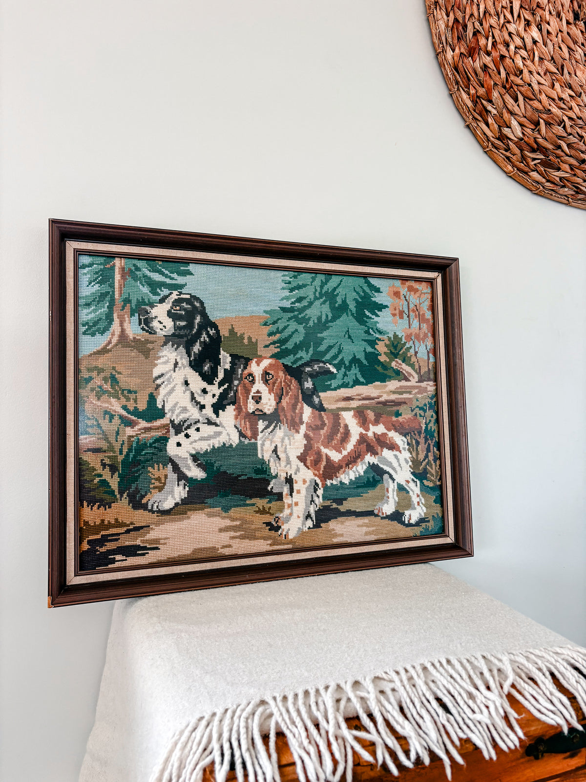 Spaniels Needlepoint