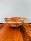 Vinatage Coiled Pencil Reed Bowl