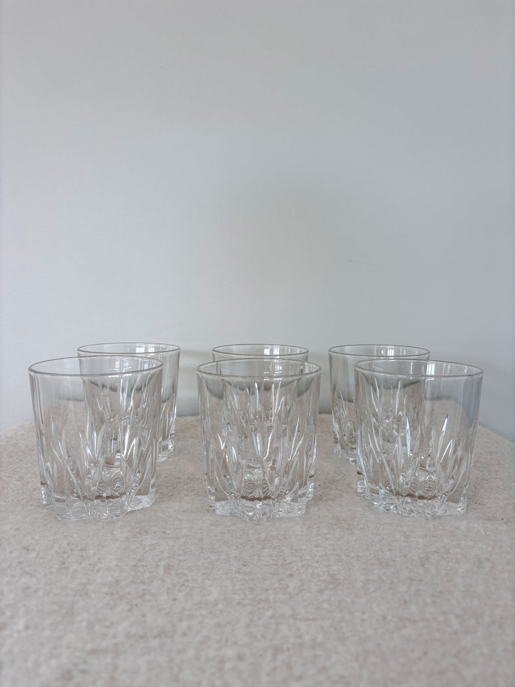 Crystal Drinking Glasses (6)