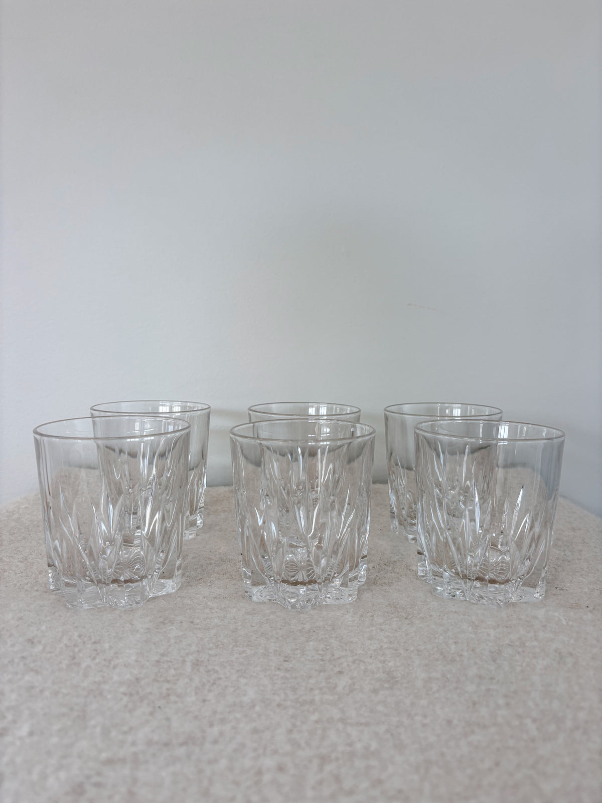 Crystal Drinking Glasses (6)
