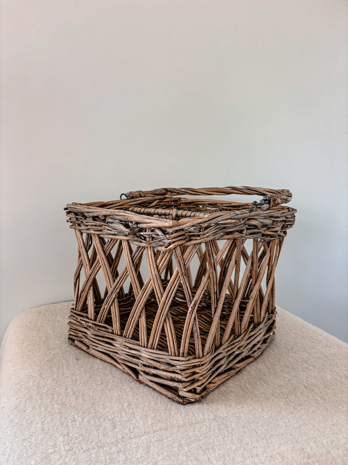 Rattan Bottle Storage