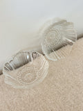 Glass Flower Dishes