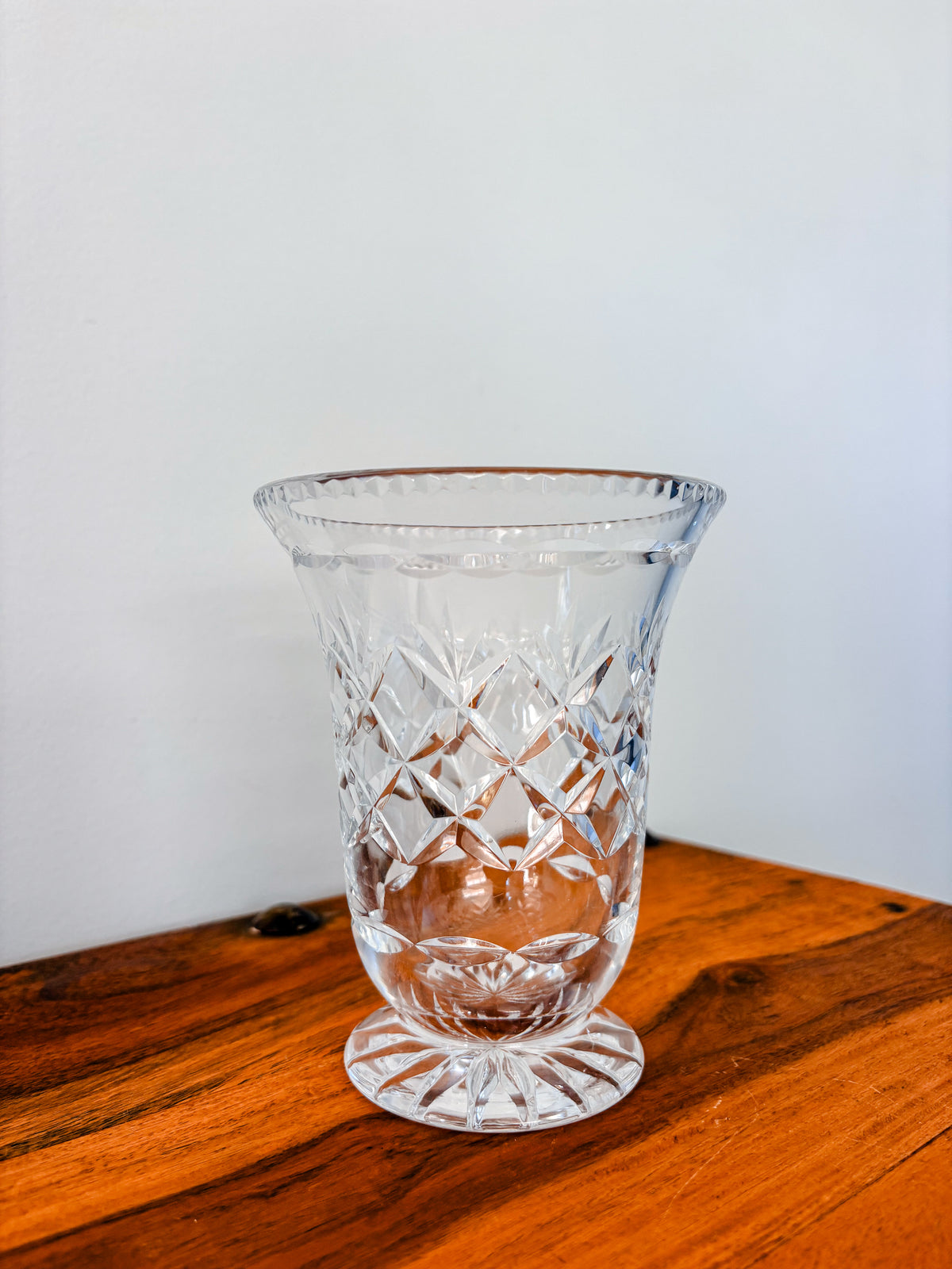 Crystal Cut Vase