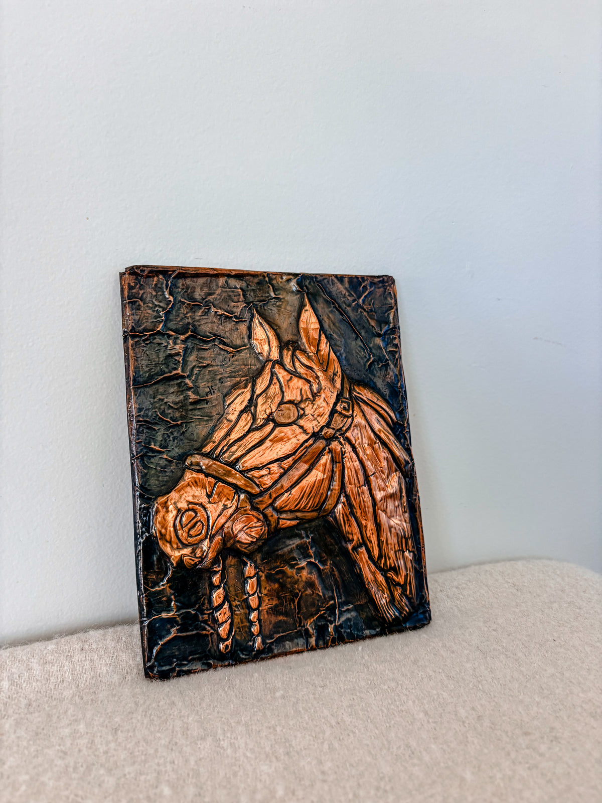 Pressed Copper Horse