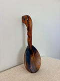 Vintage Buffalo Horn Server