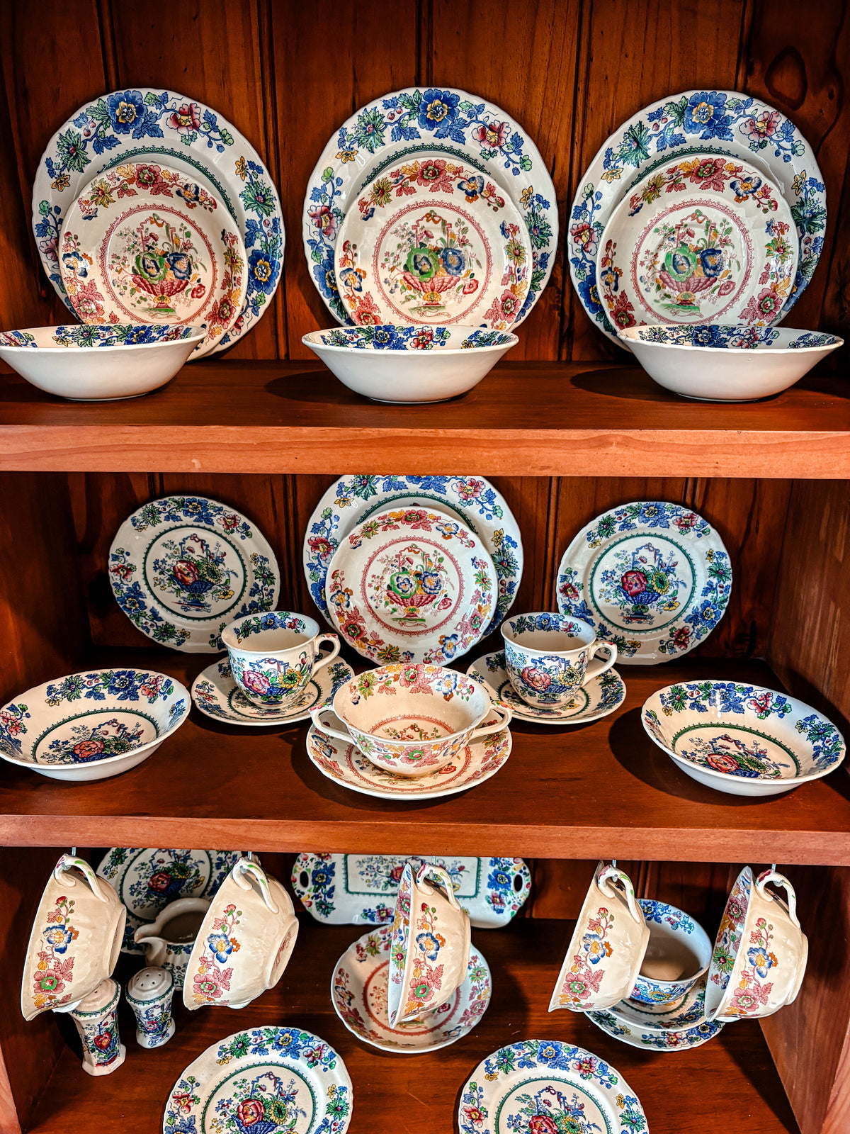 Masons Strathmore Iron Stone China Set