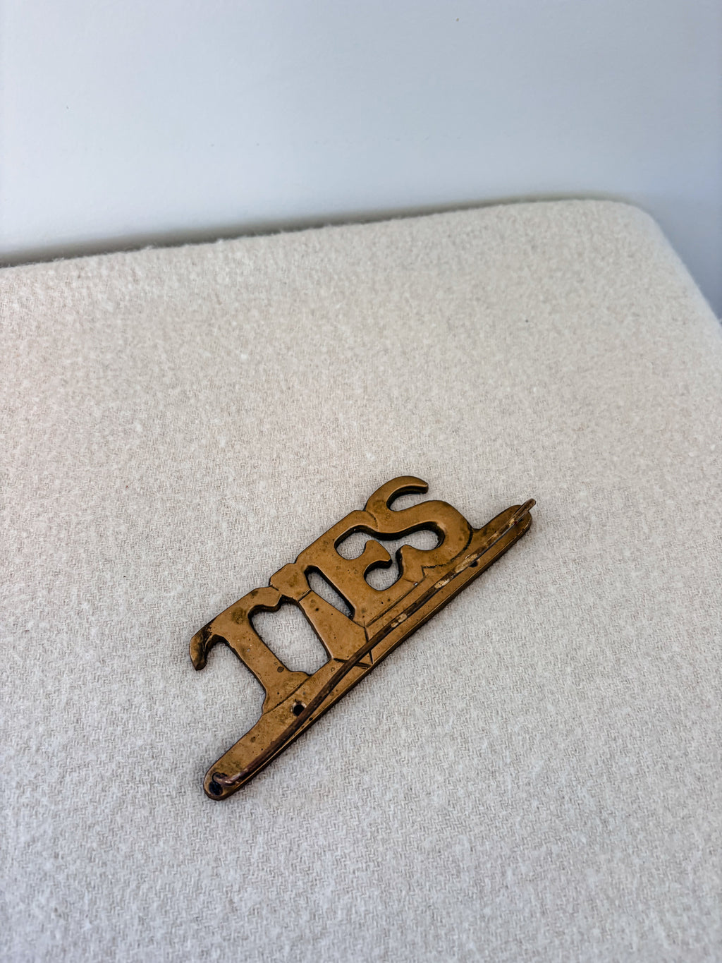 Brass Ties Hanger