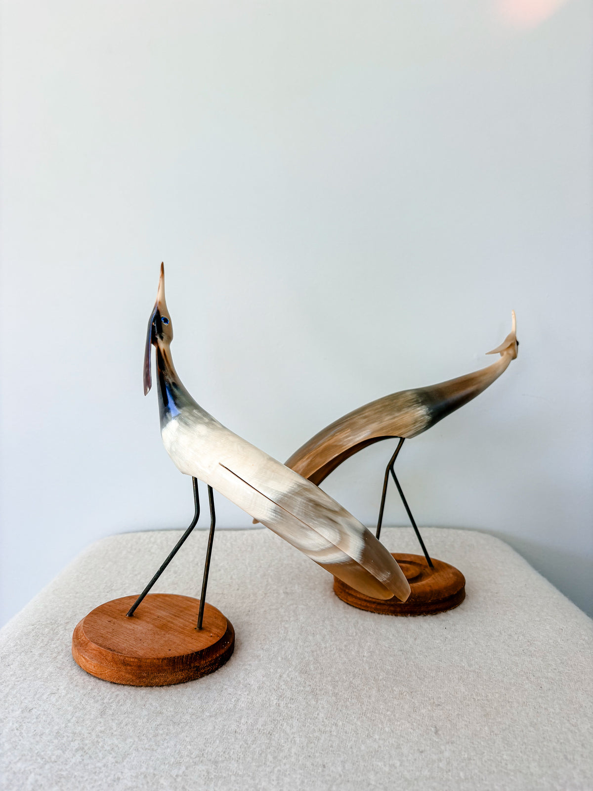 Vintage Hand Carved Heron