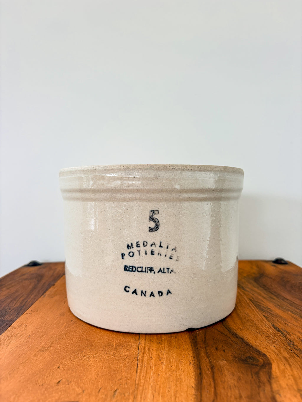 Vintage Medalta Potteries Stoneware Crock