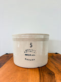 Vintage Medalta Potteries Stoneware Crock
