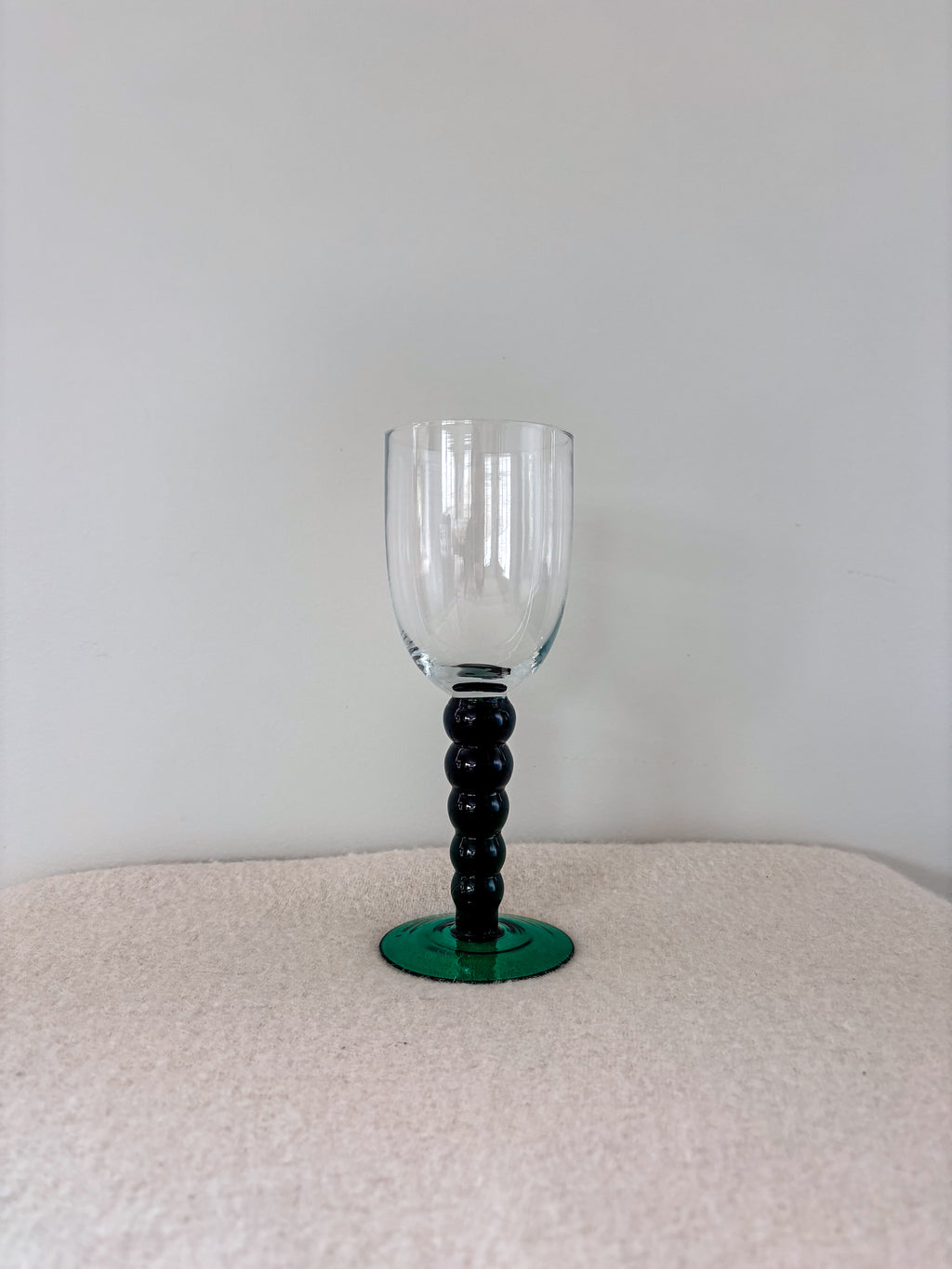 Mid Century Wine Glass