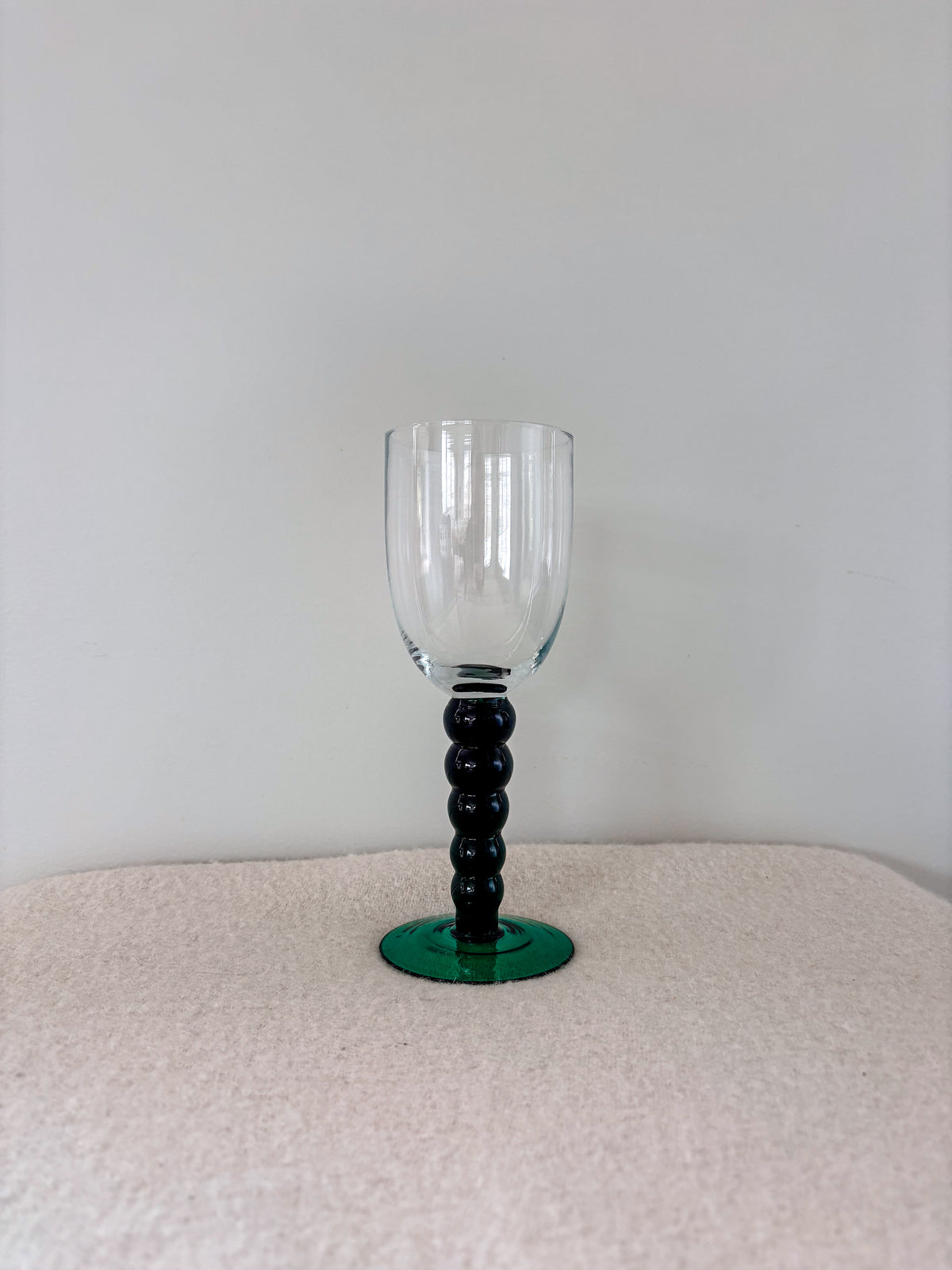 Mid Century Wine Glass