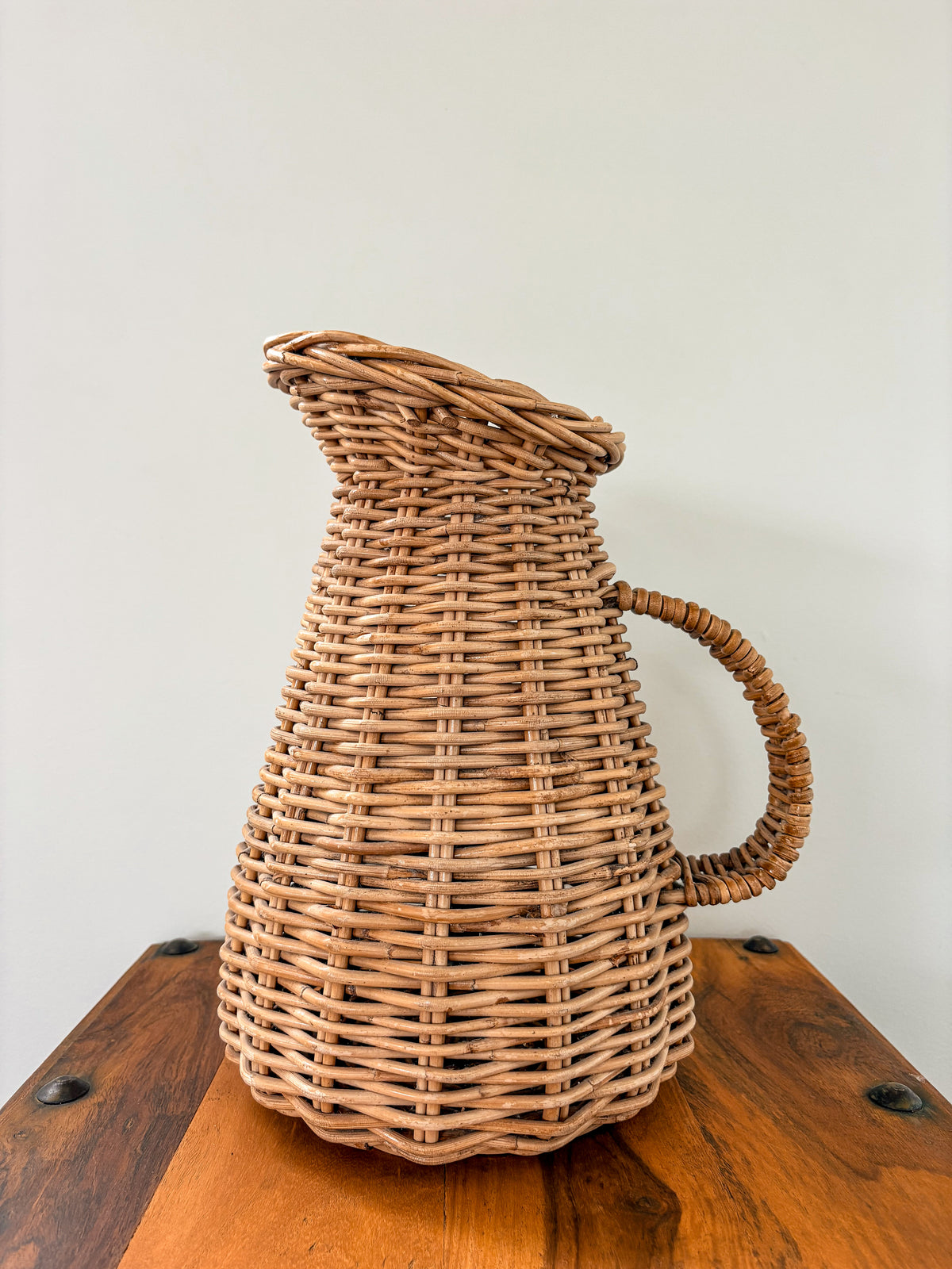 Rattan Cane Jug