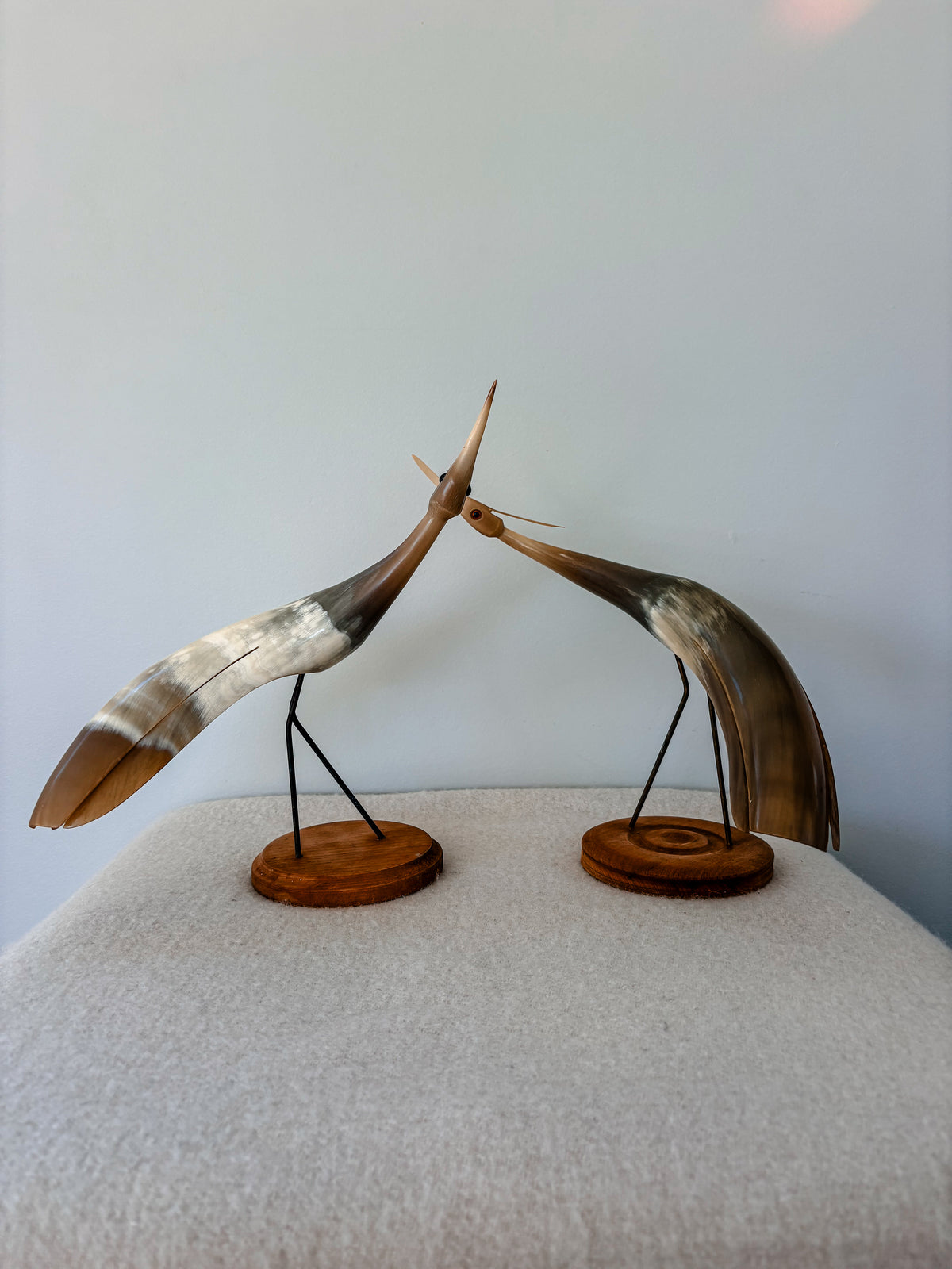 Vintage Hand Carved Heron