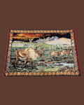 Vintage Deer Tapestry Rug