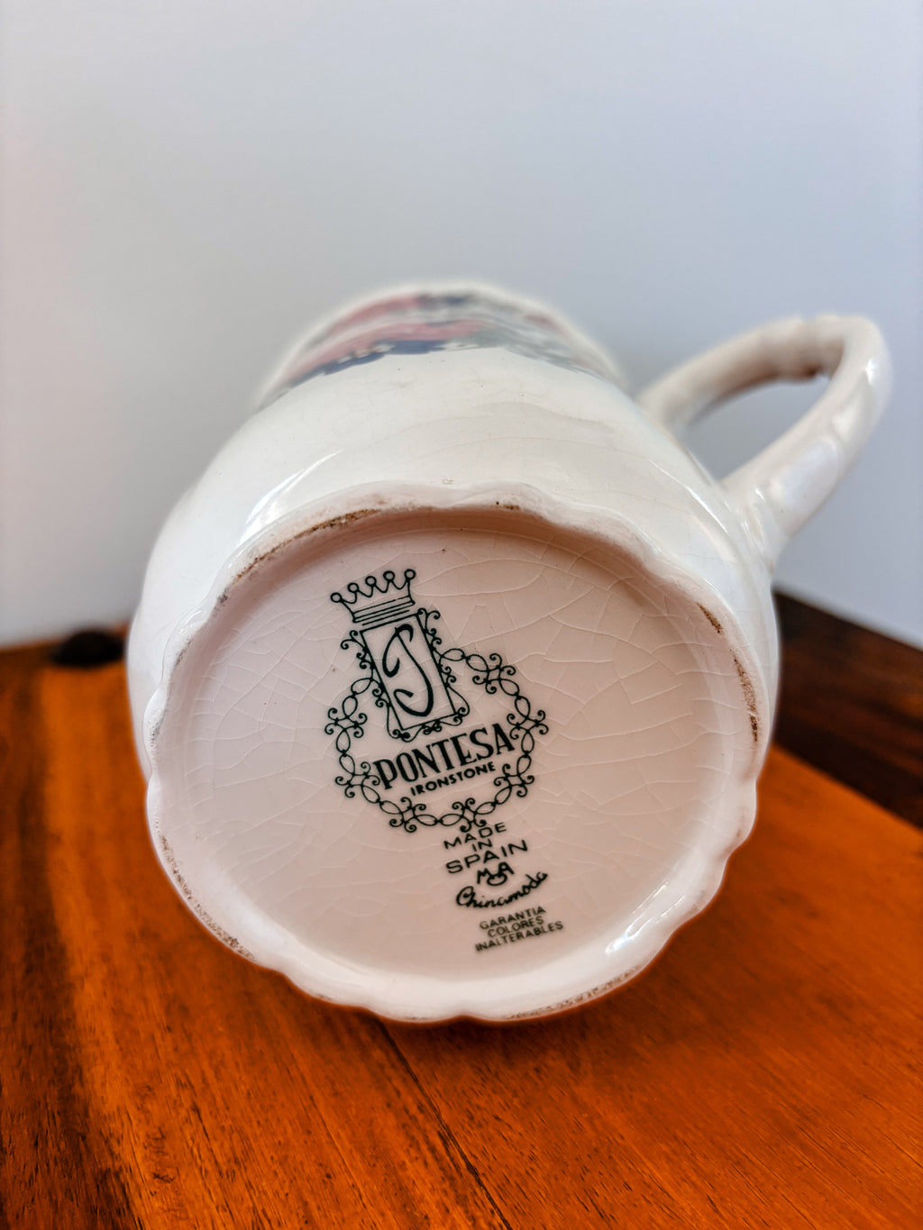 Pontesa Ironstone Pitcher