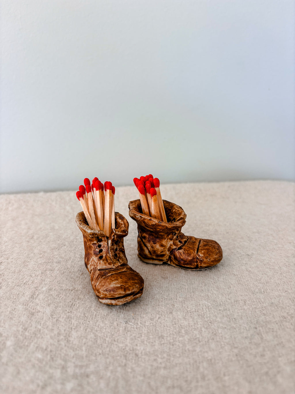 Small Pottery Boots