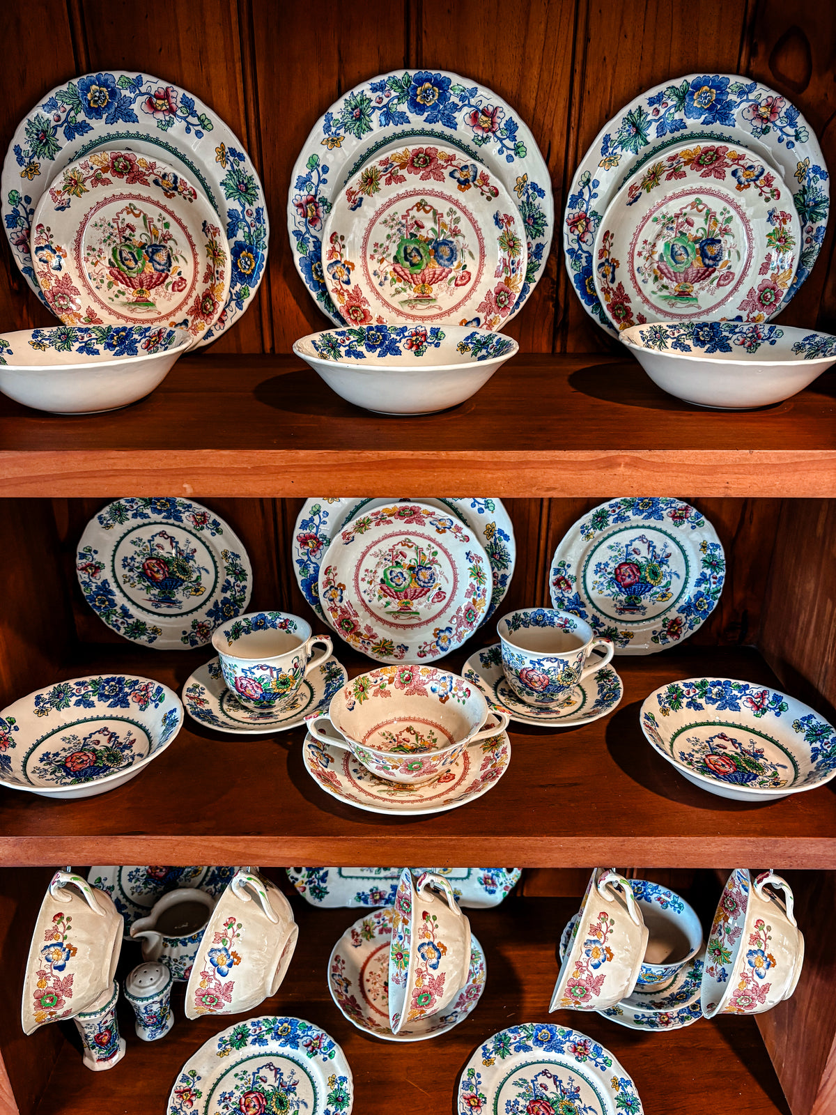 Masons Strathmore Iron Stone China Set