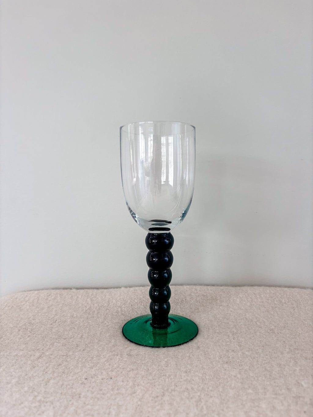 Mid Century Wine Glass