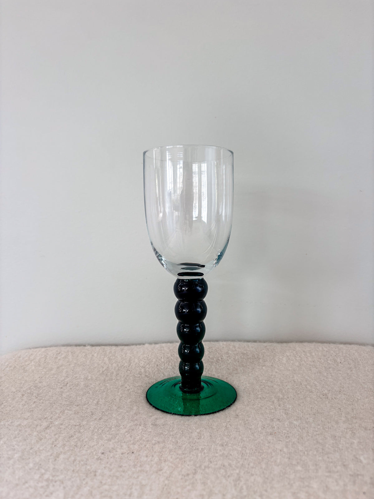 Mid Century Wine Glass