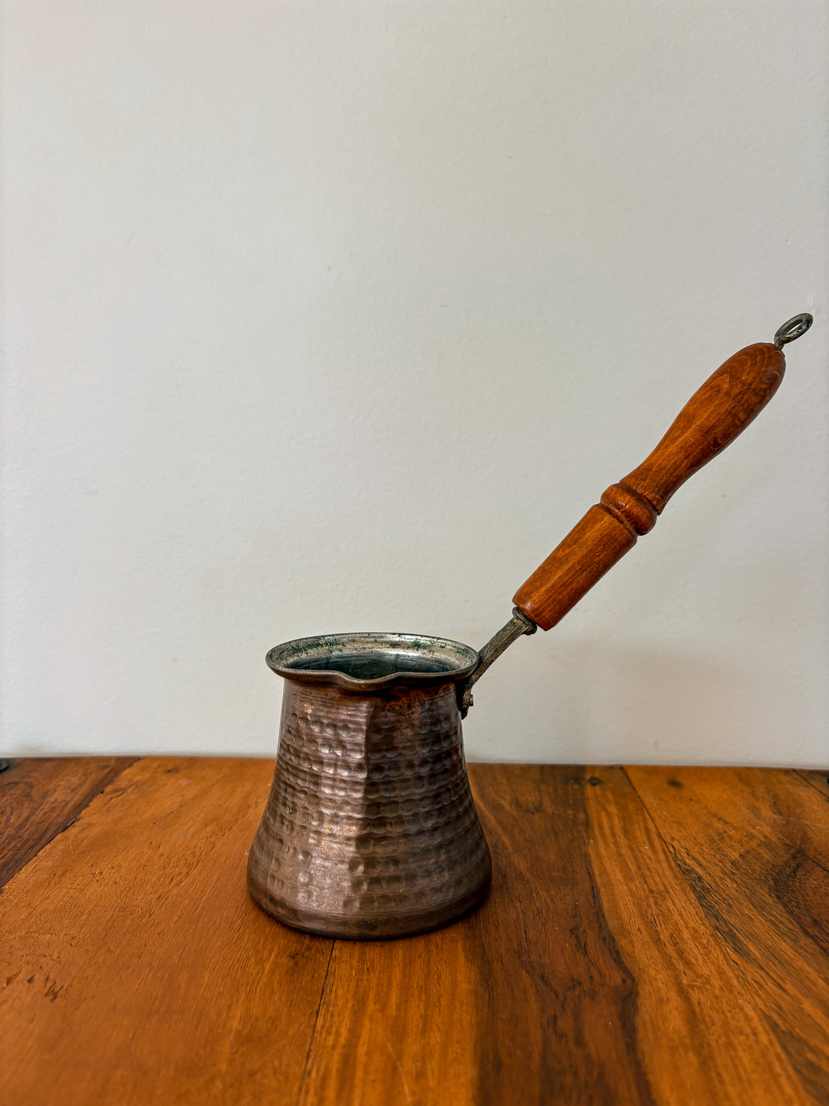 Hammered Copper Vintage Turkish Coffee Pot