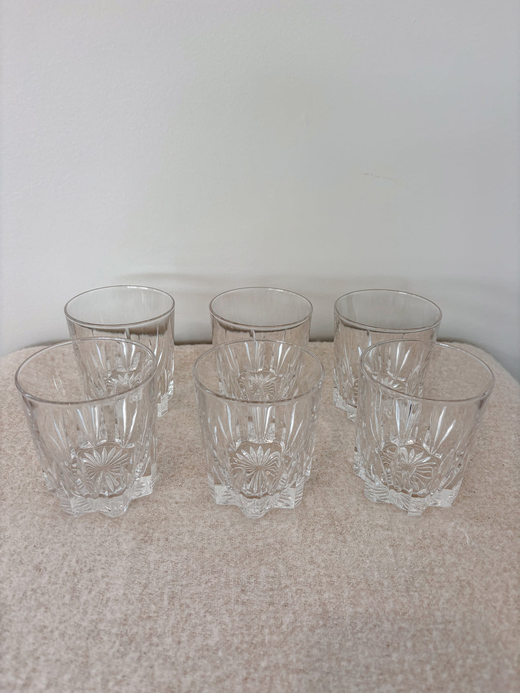 Crystal Drinking Glasses (6)