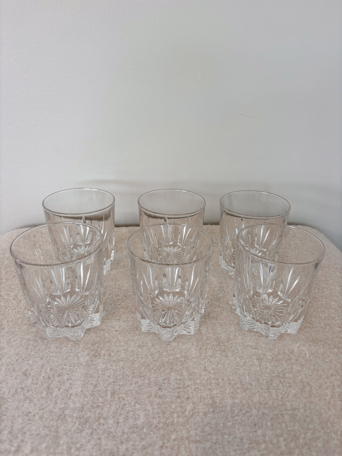 Crystal Drinking Glasses (6)