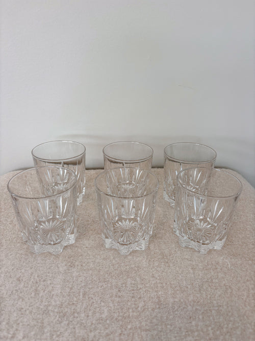Crystal Drinking Glasses (6)