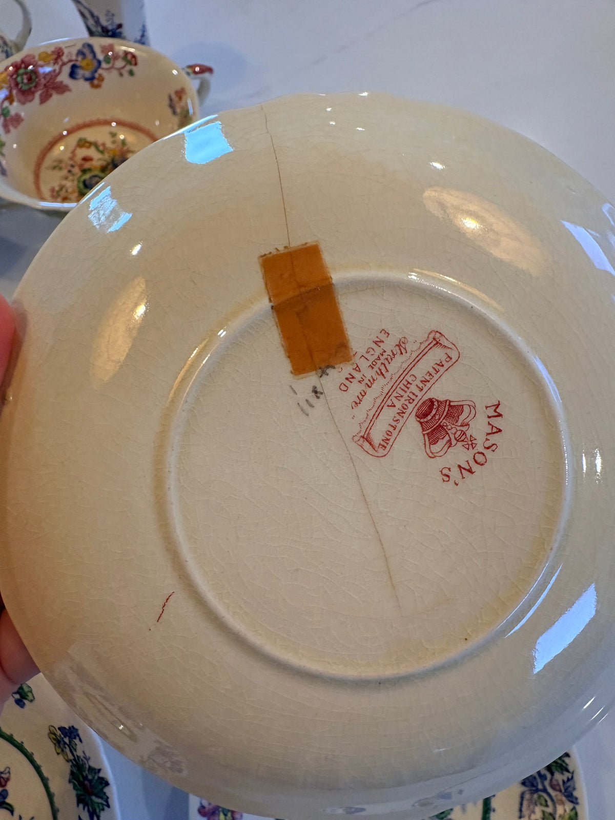 Masons Strathmore Iron Stone China Set