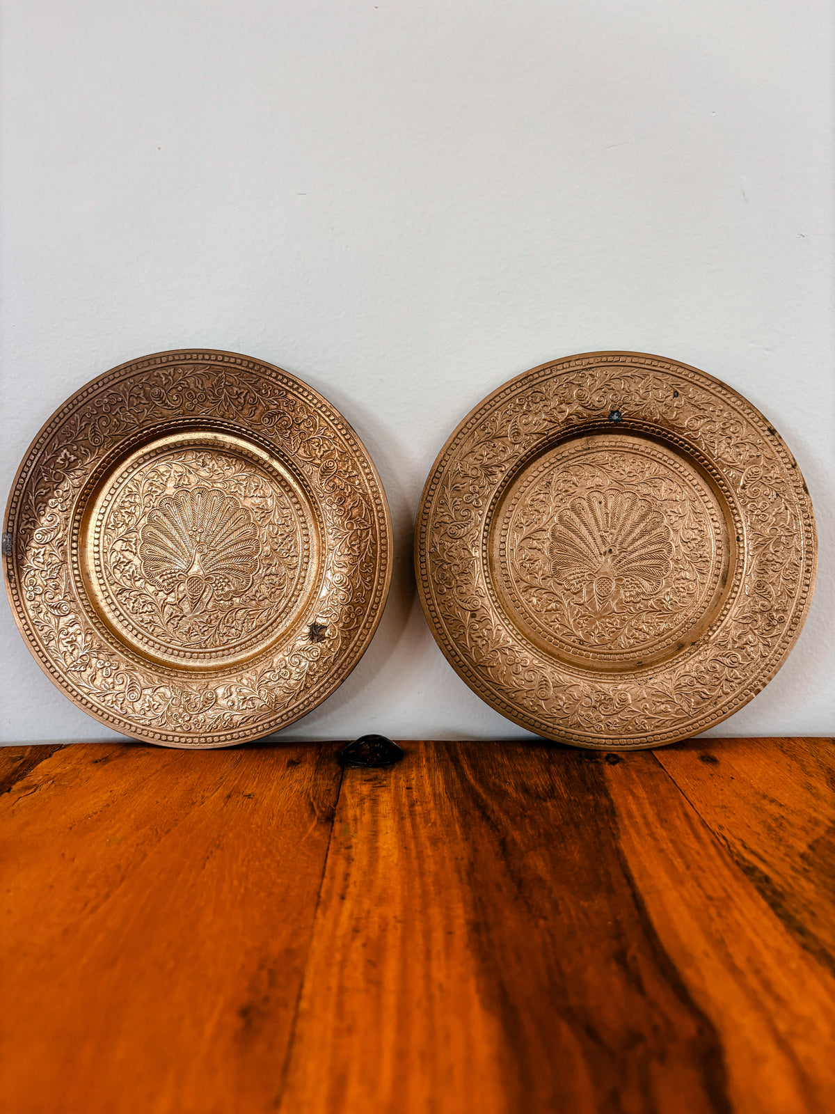 Brass Peacock Wall Hangings