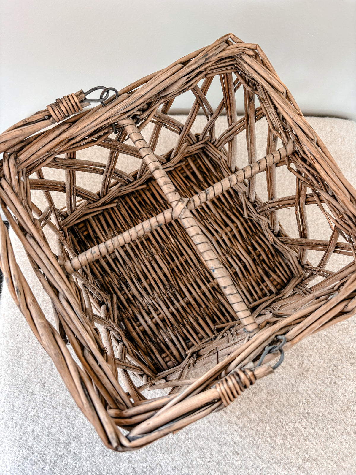 Rattan Bottle Storage