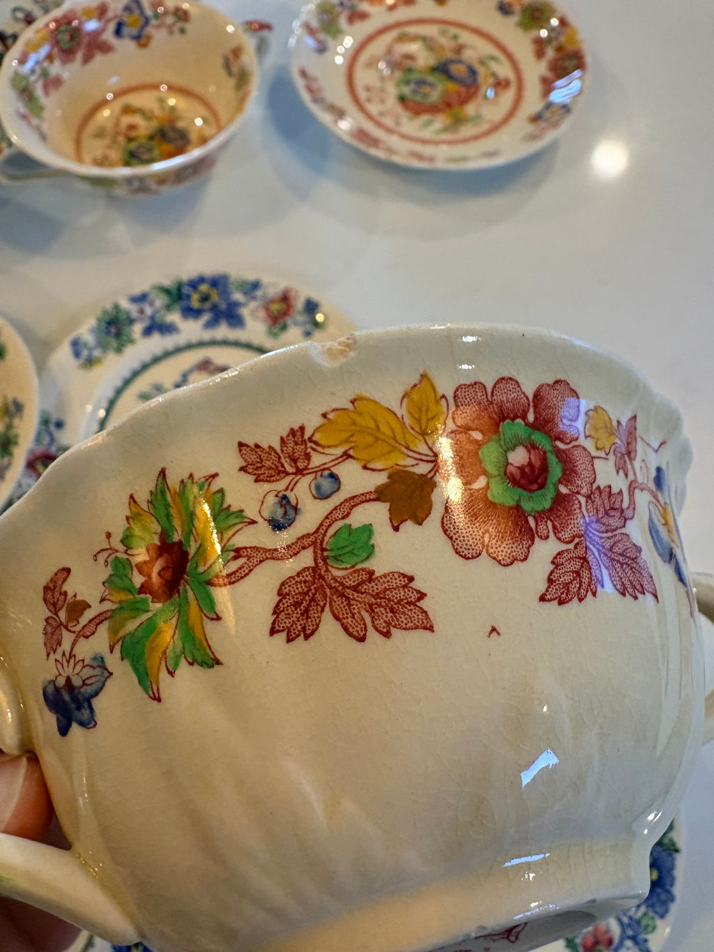 Masons Strathmore Iron Stone China Set