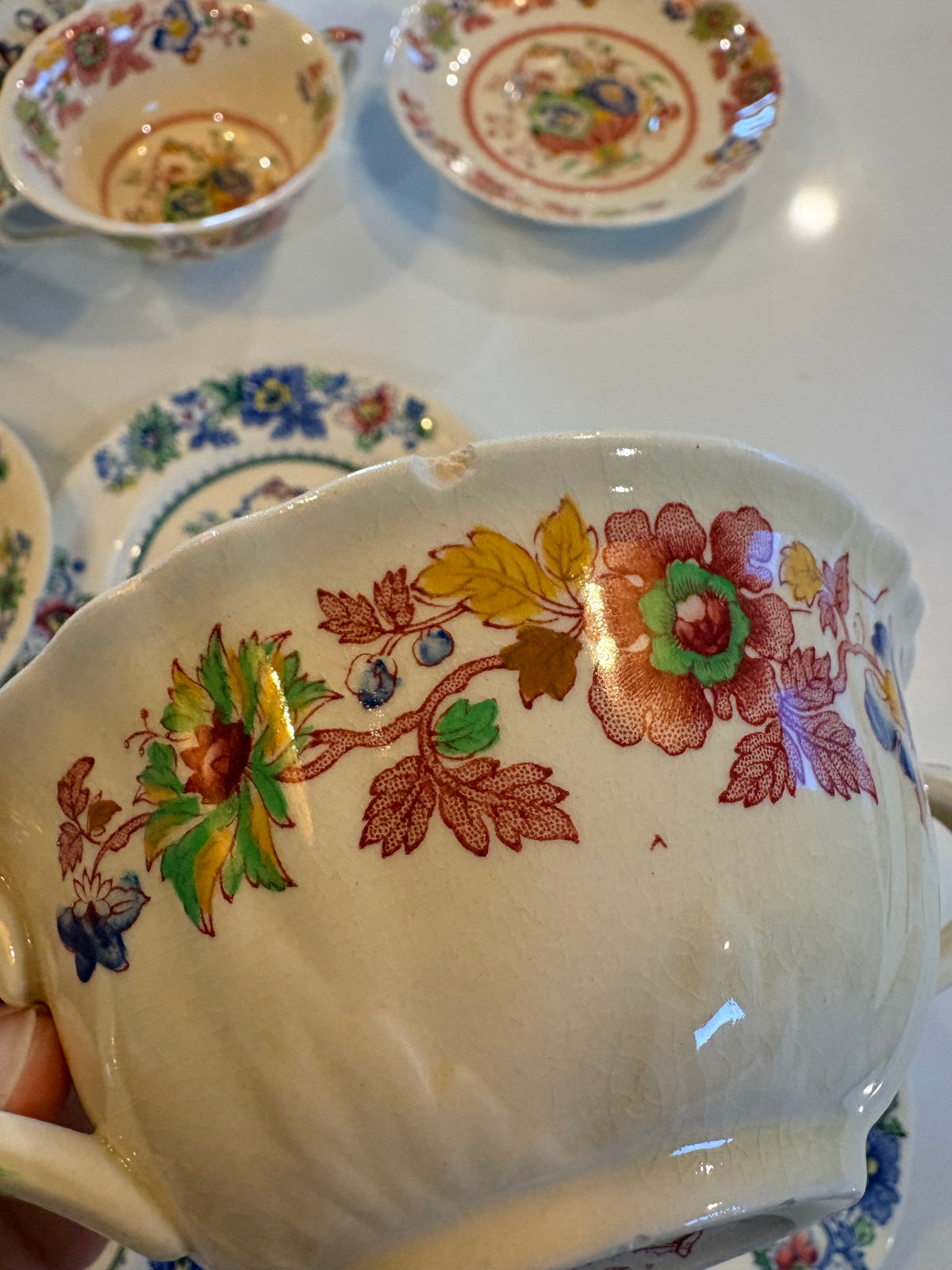 Masons Strathmore Iron Stone China Set