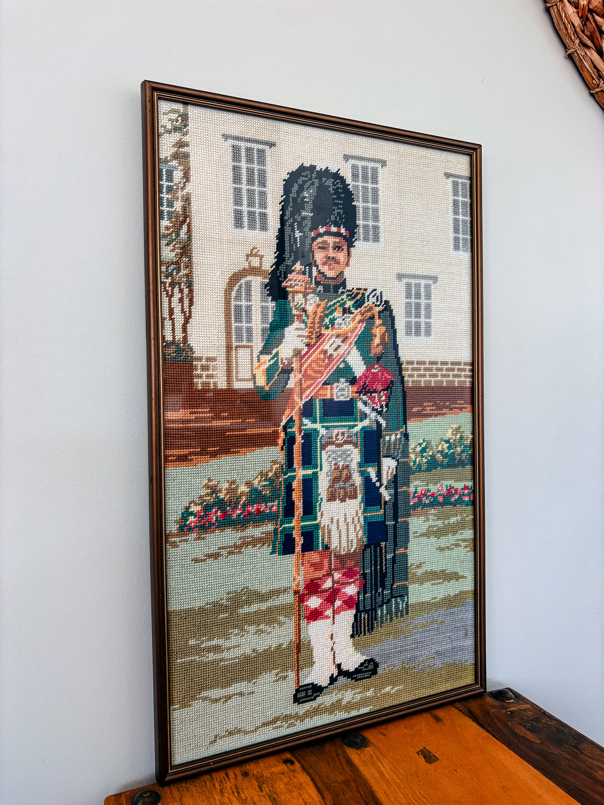 Scottish Man Needlepoint