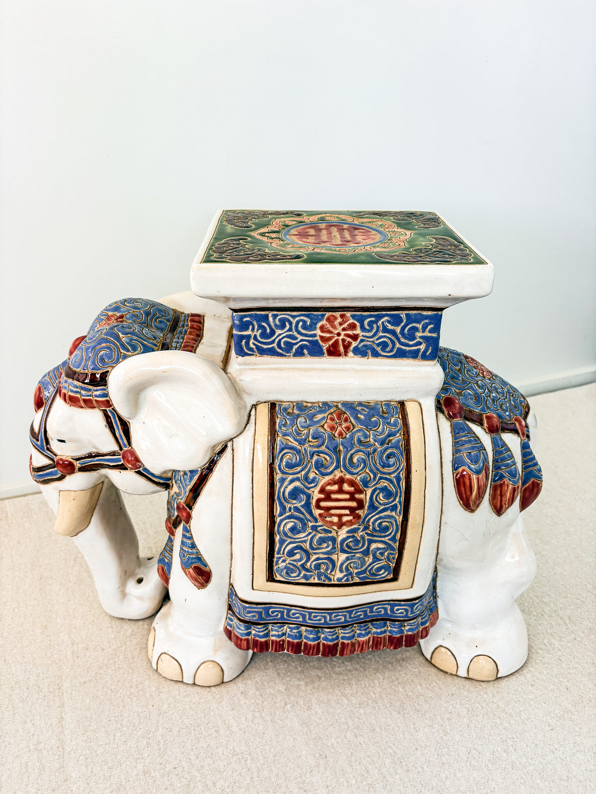 Vintage Cermic Elephant Pair