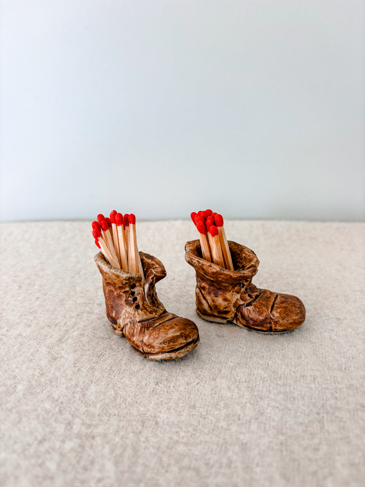 Small Pottery Boots
