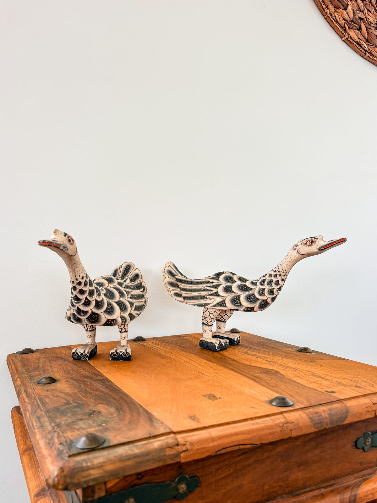 Vintage Balinese Wooden Ducks