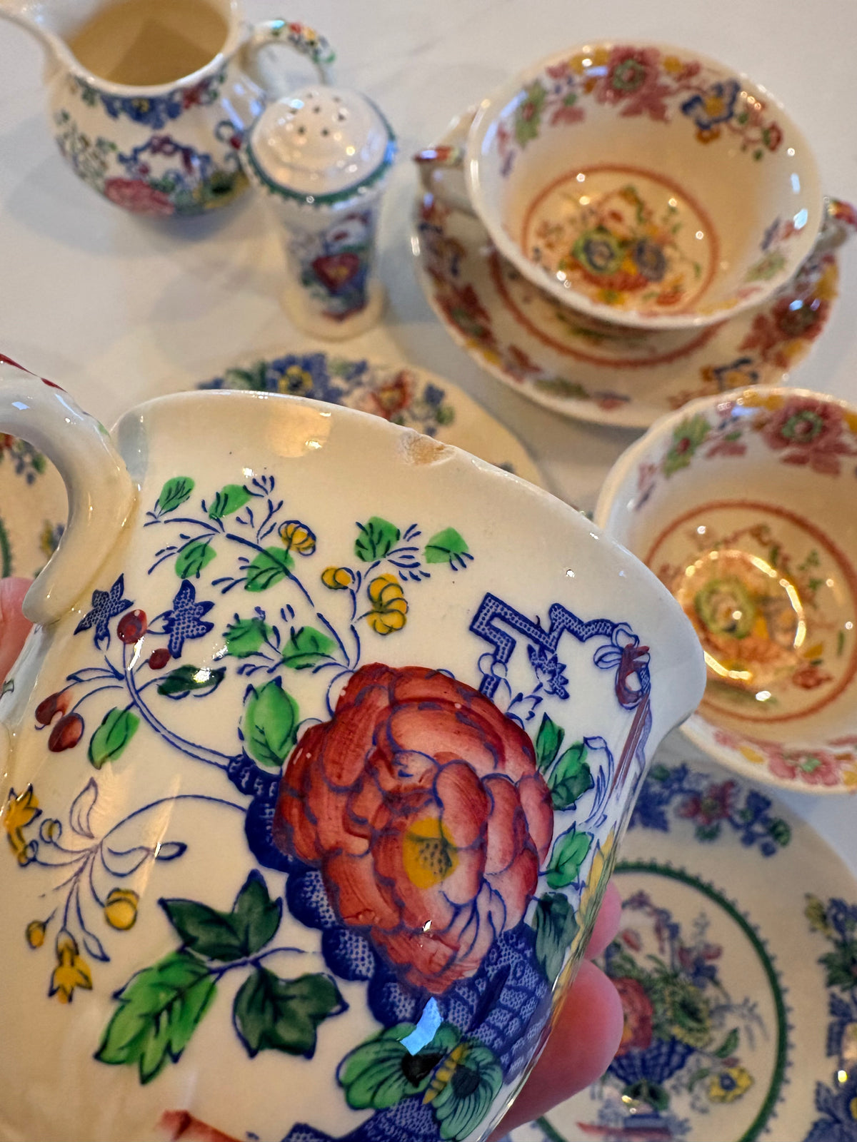 Masons Strathmore Iron Stone China Set