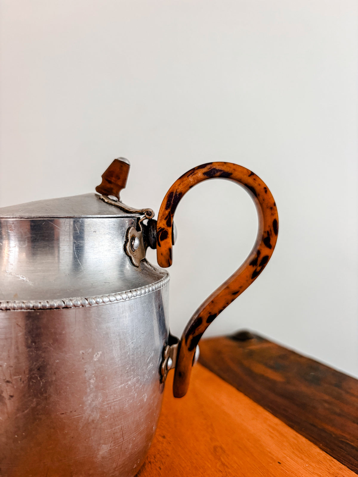 Vintage N.C. Joseph Ltd (NCJ Ltd) aluminum tea or hot water pot
