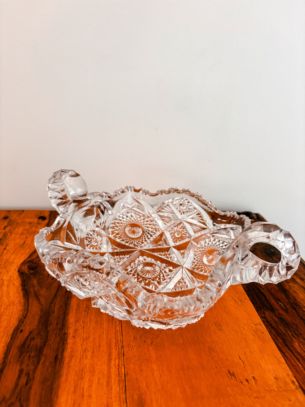 Vintage American Brilliant Period Cut Glass Bowl