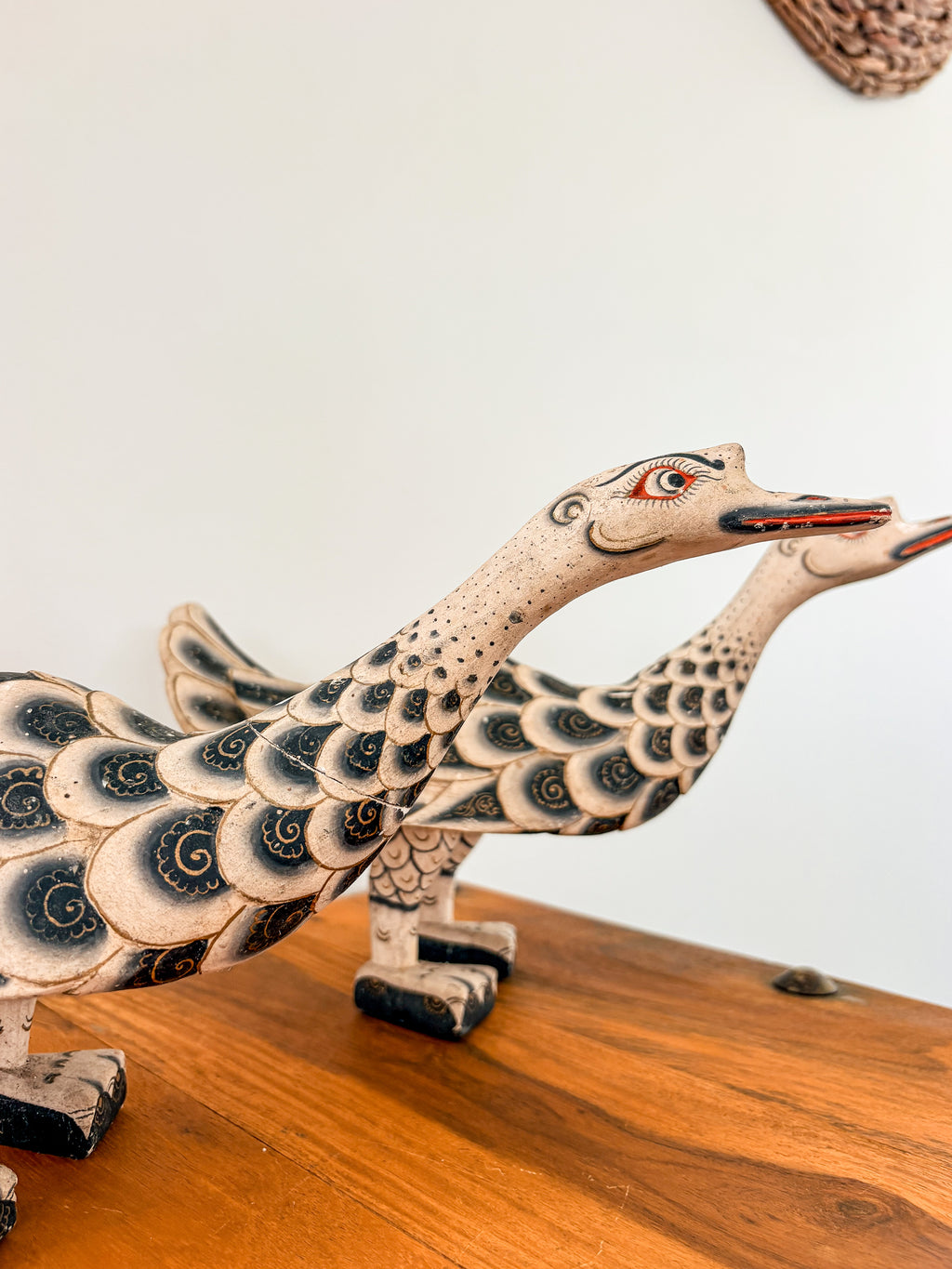 Vintage Balinese Wooden Ducks