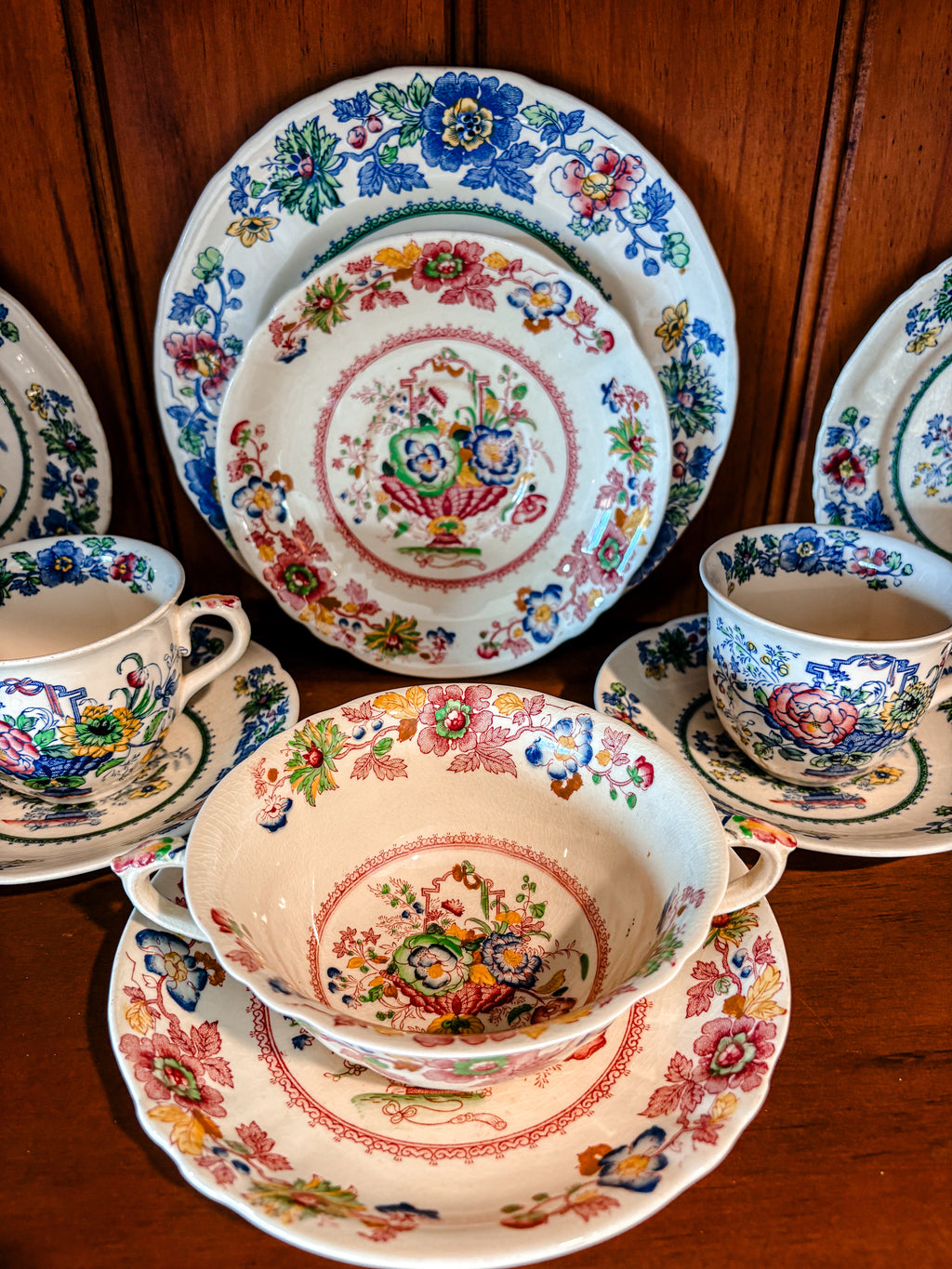 Masons Strathmore Iron Stone China Set