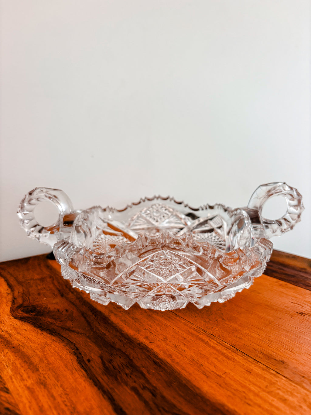 Vintage American Brilliant Period Cut Glass Bowl
