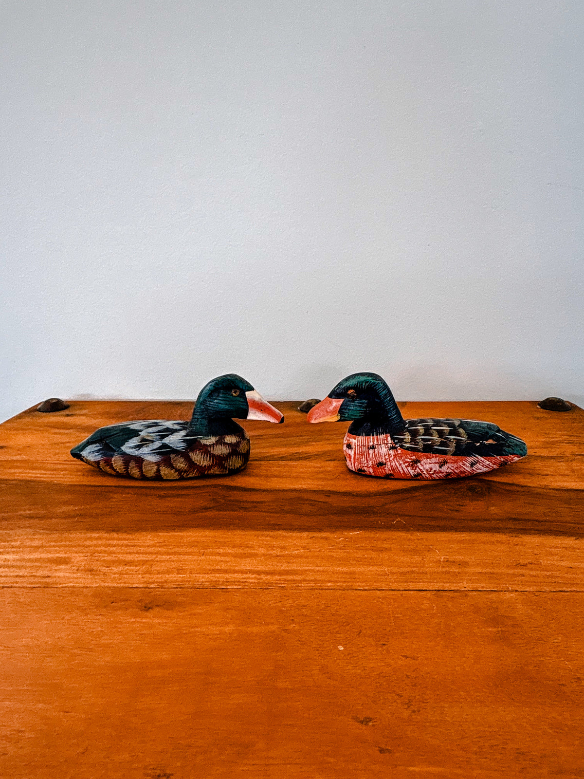 Pair of Wooden Ducks