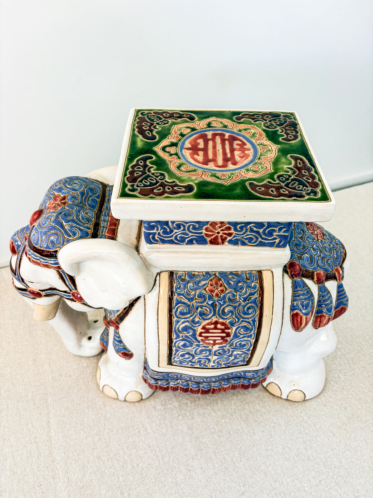 Vintage Cermic Elephant Pair