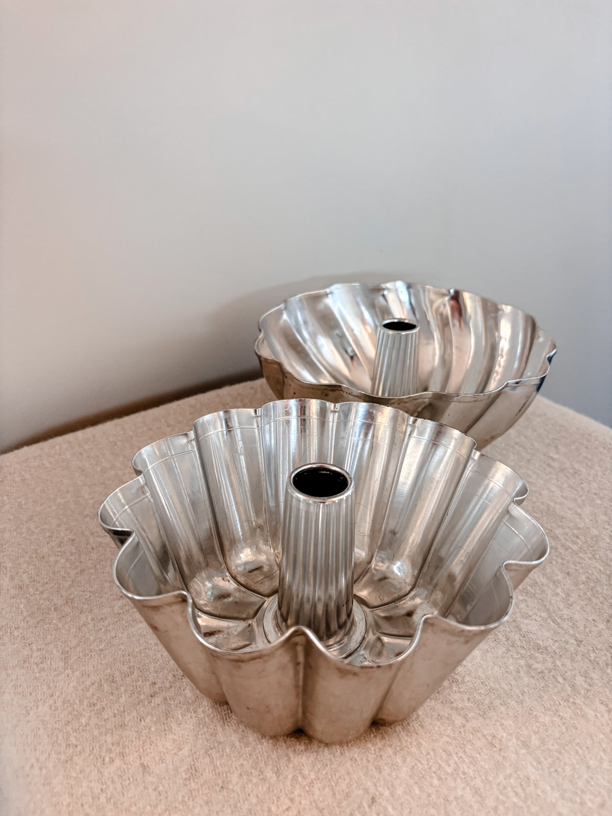 Pair of Vintage Cake Pan and/or Jelly Mould