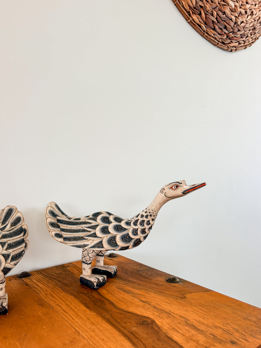 Vintage Balinese Wooden Ducks