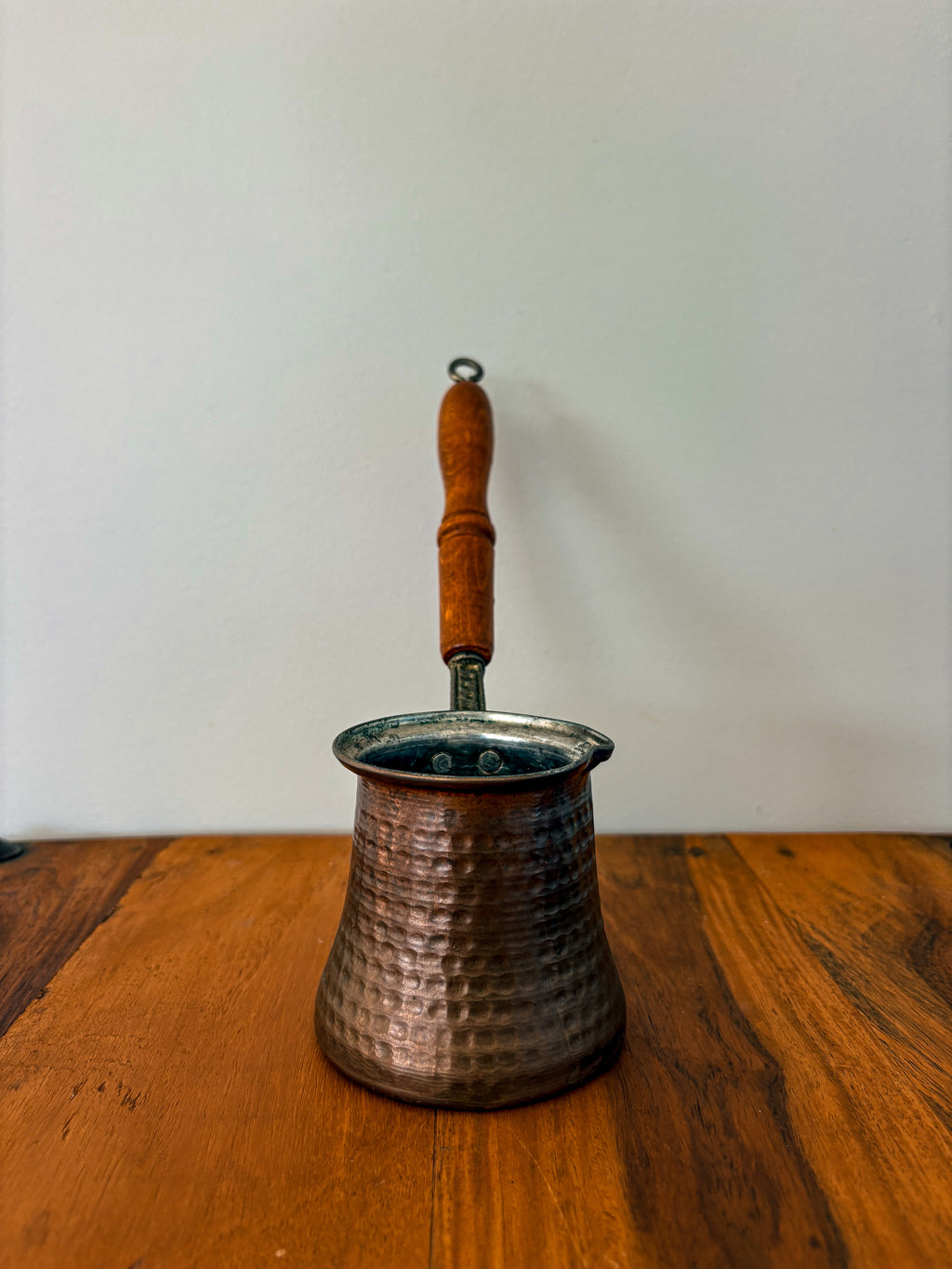 Hammered Copper Vintage Turkish Coffee Pot