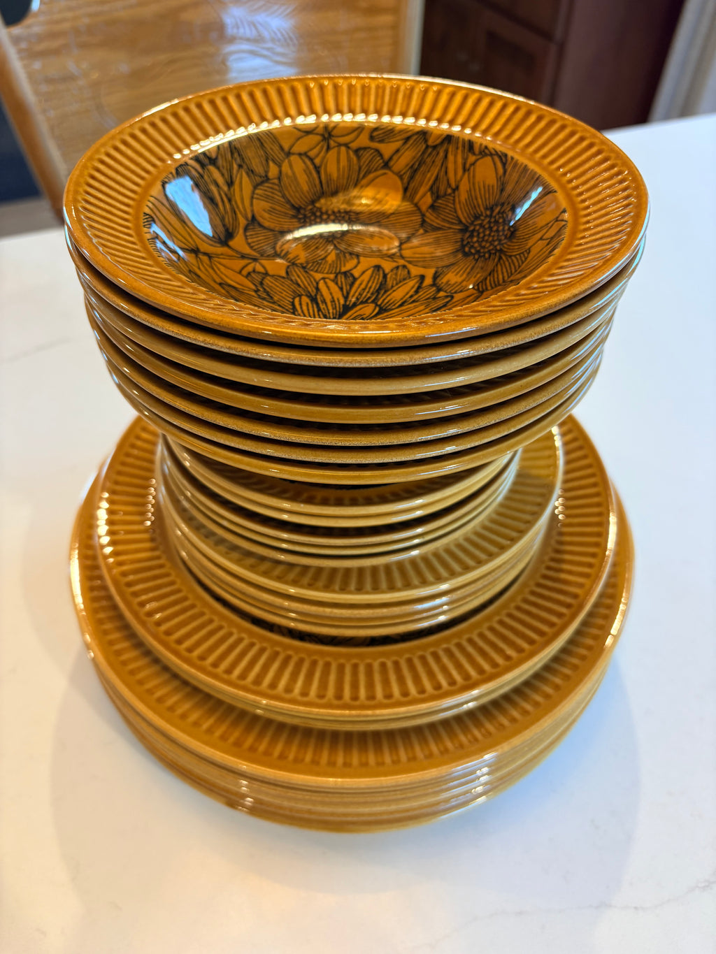 Crown Lynn Honey Glow (Bowl)